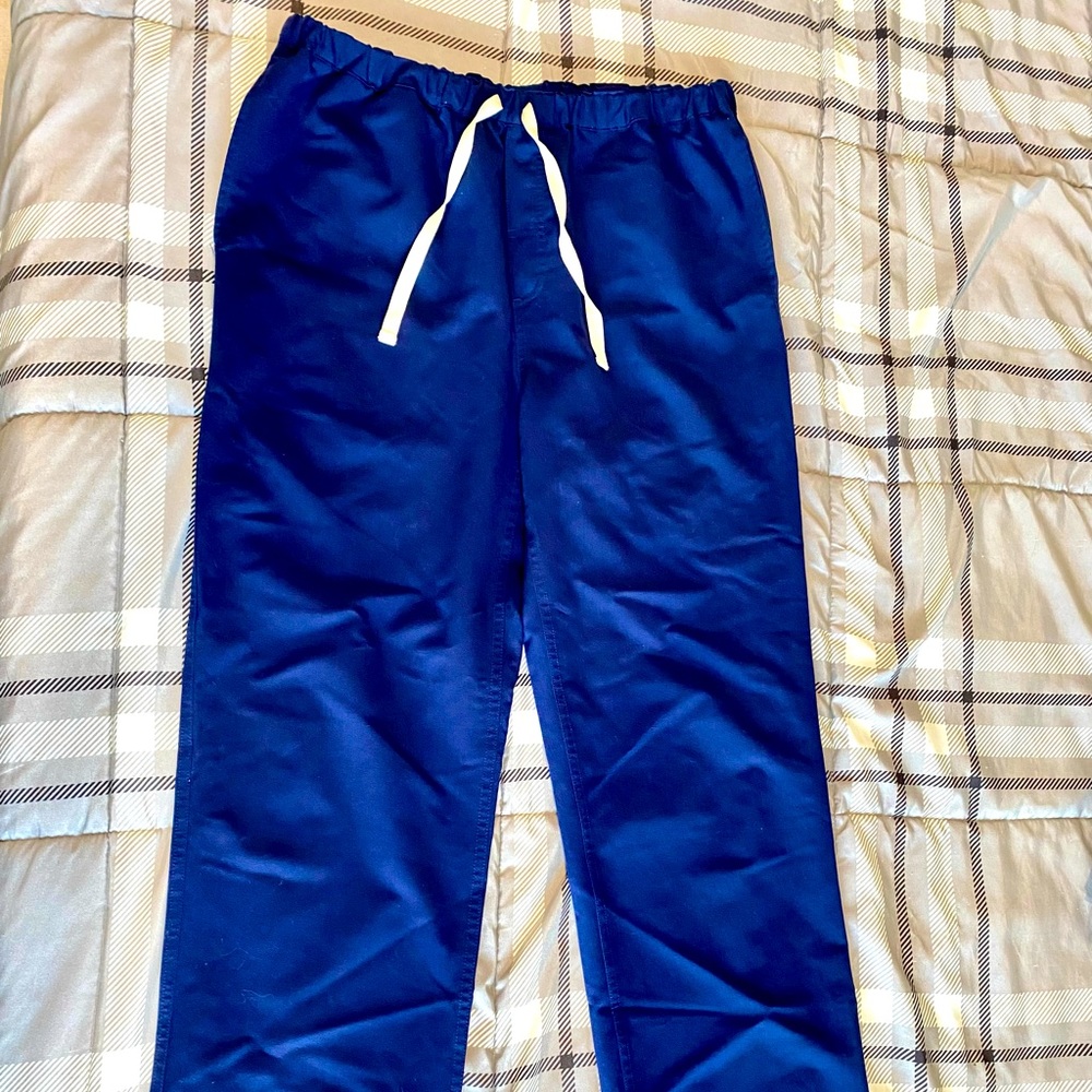 Figs Pisco Basic Mens Scrub Pants - Navy, worn 2-3 times
